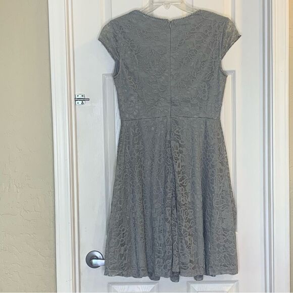 MUADRESS Women's Lace Cocktail Wedding Party Dress Gray Size Large - Picture 11 of 11